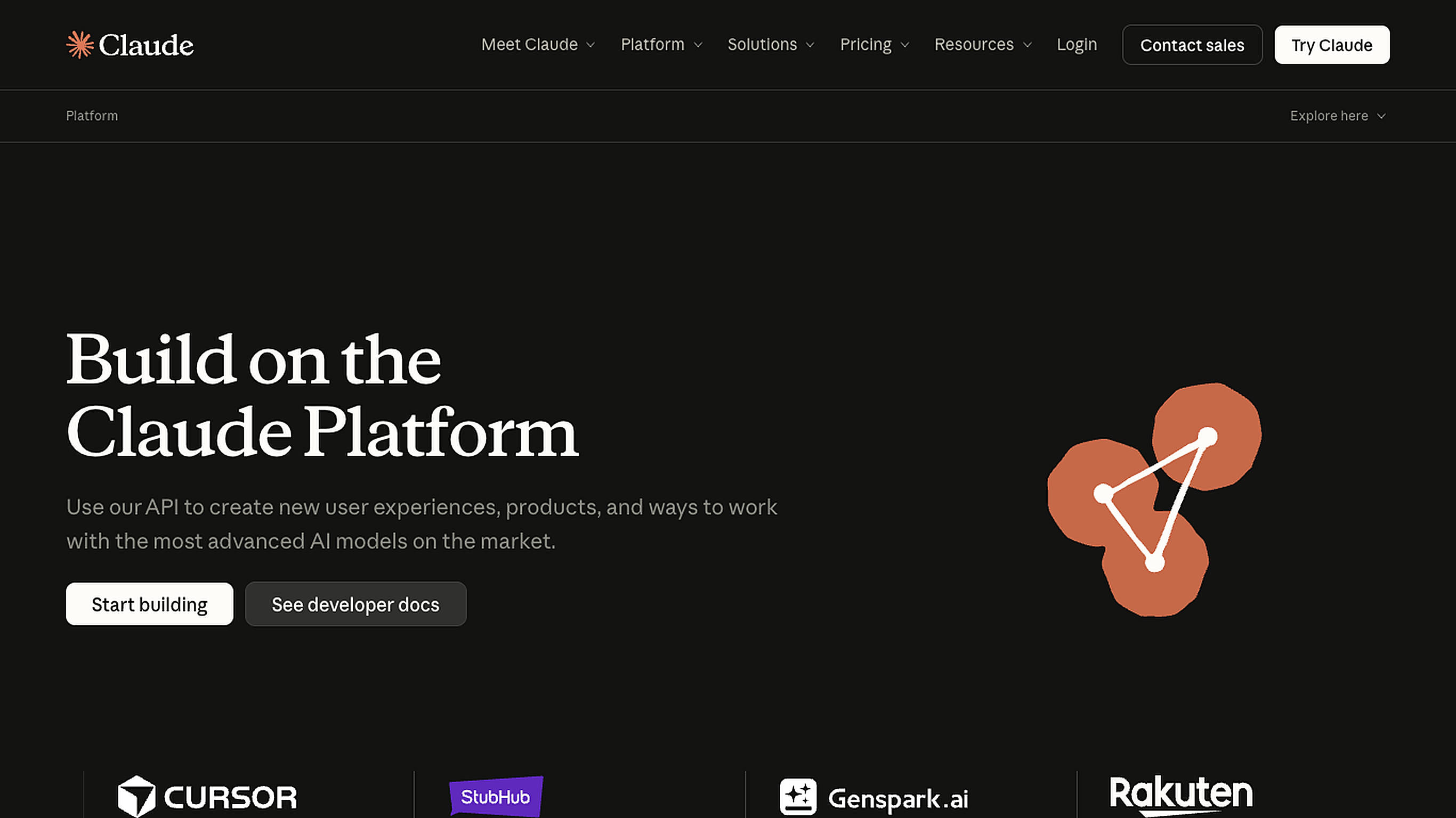 Anthropic API screenshot