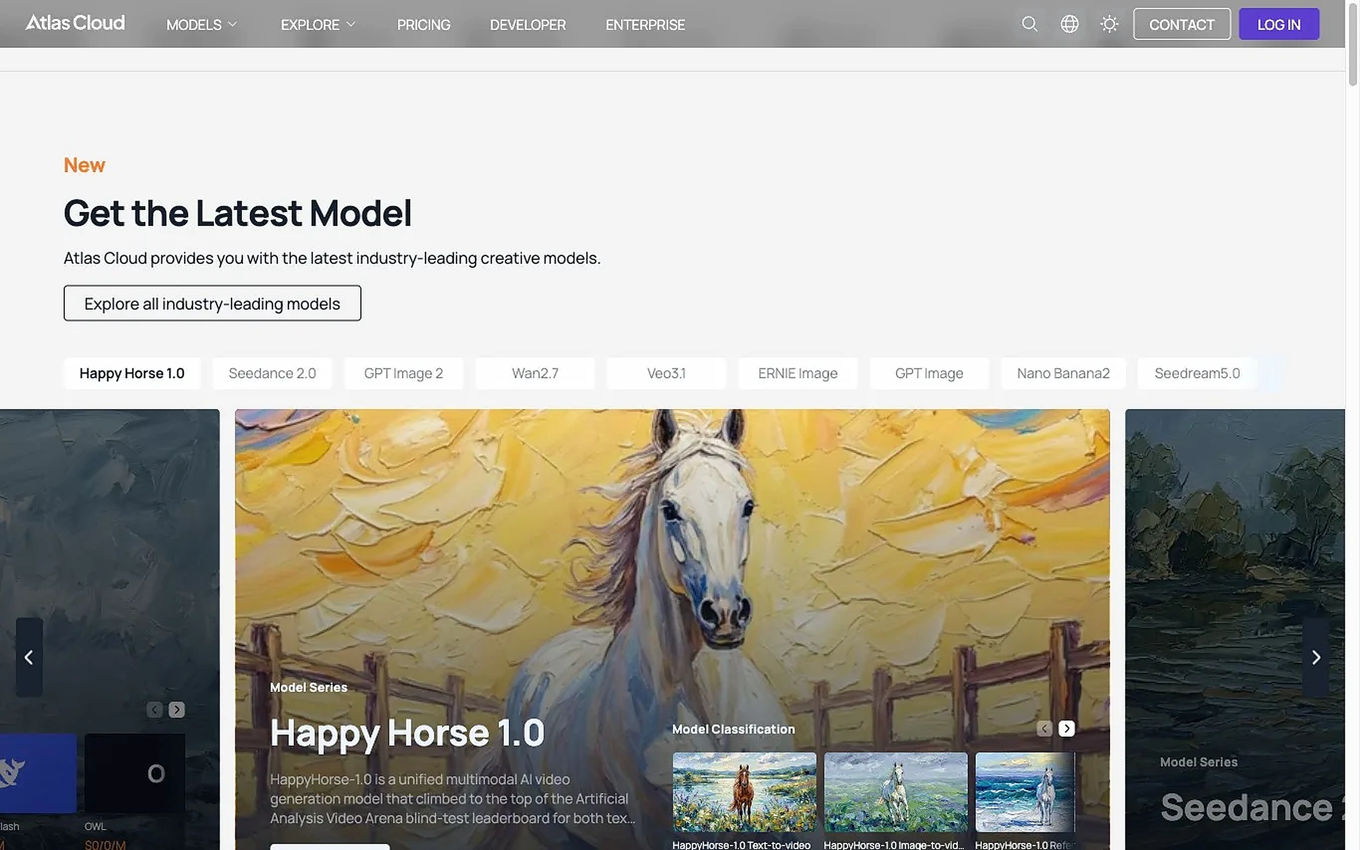 Atlas Cloud screenshot