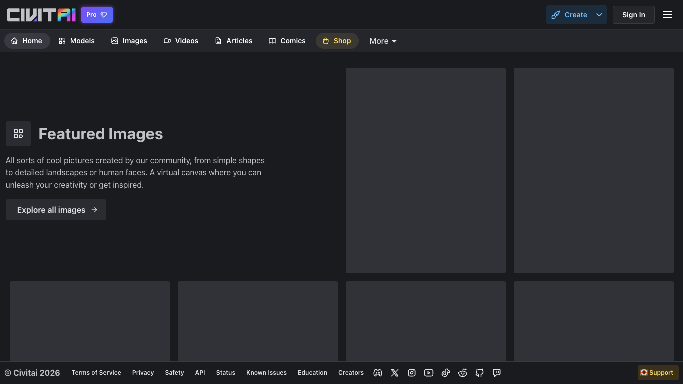 Civitai screenshot