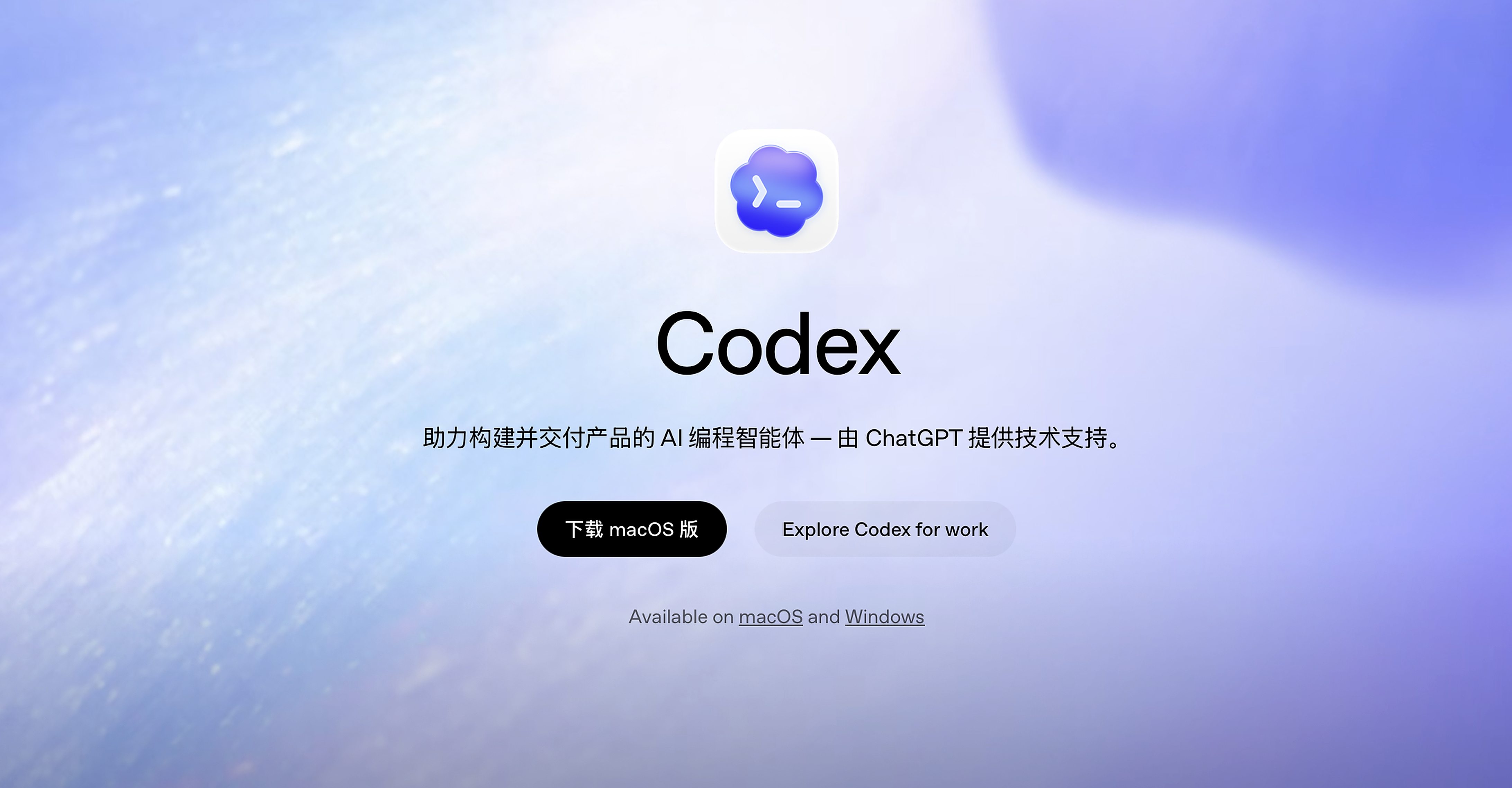 Codex screenshot