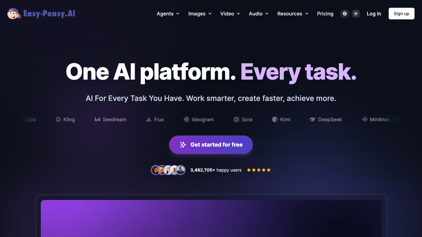 Easy-Peasy.AI screenshot