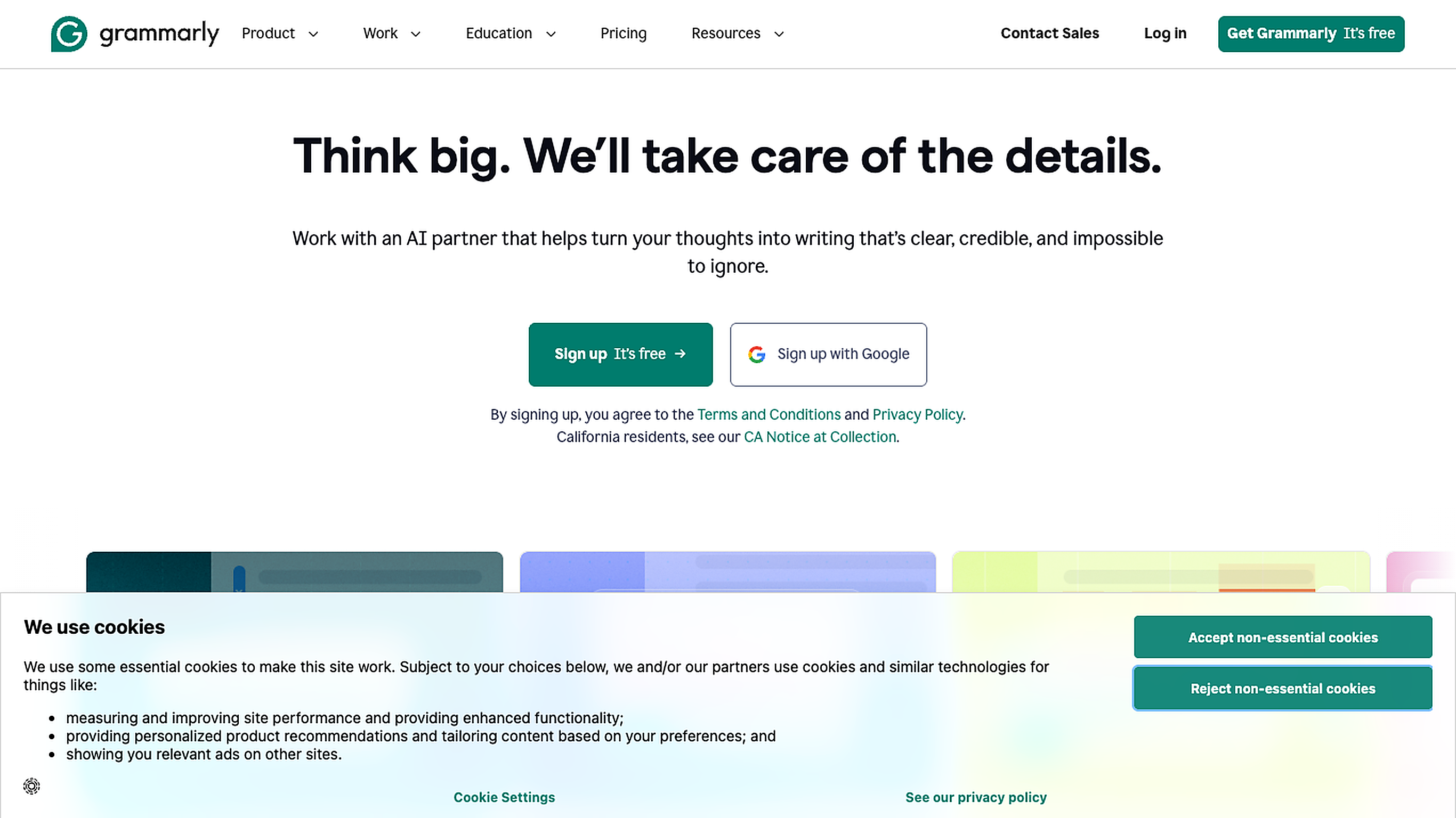 Grammarly screenshot