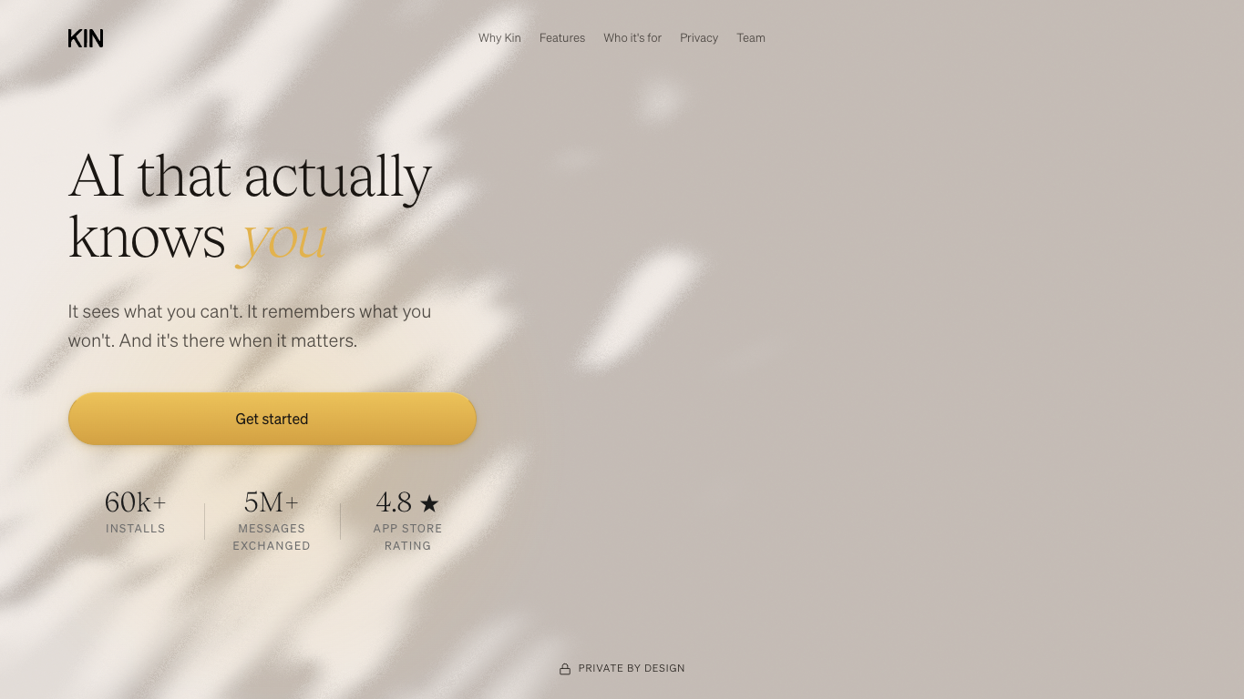 Kin screenshot