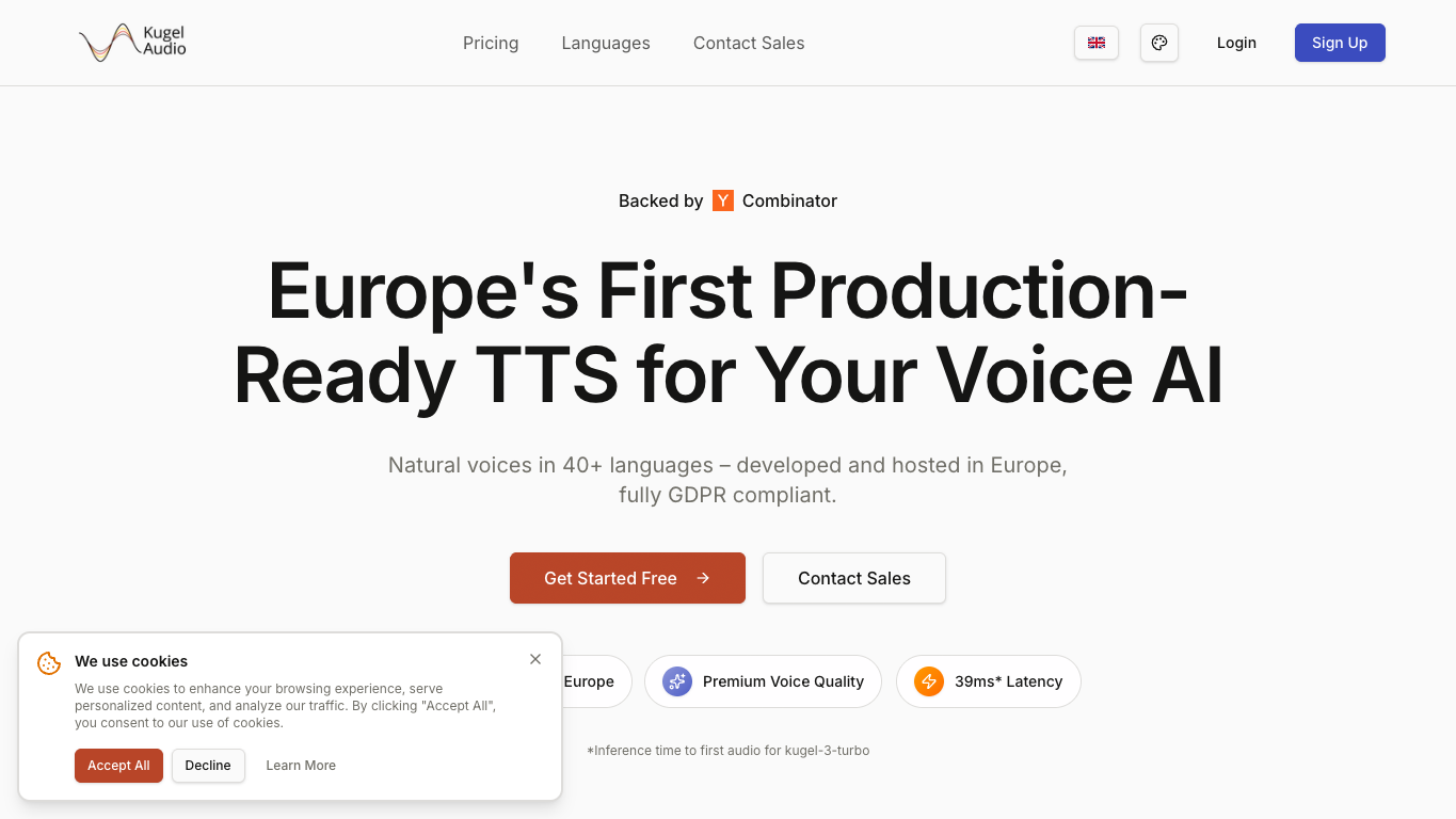 KugelAudio screenshot