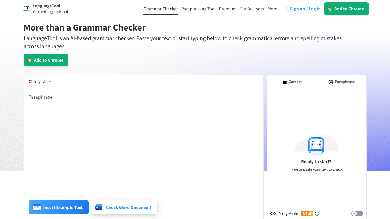 LanguageTool screenshot