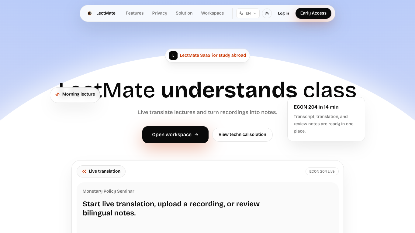 LectMate screenshot