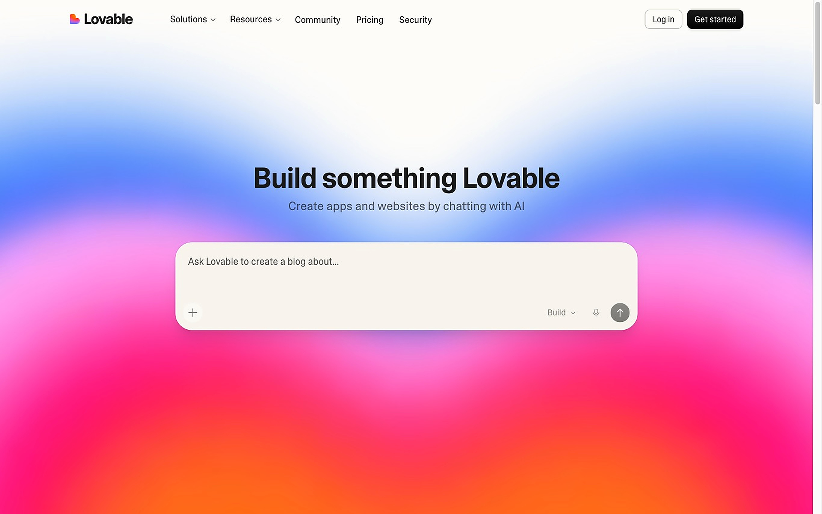 Lovable screenshot