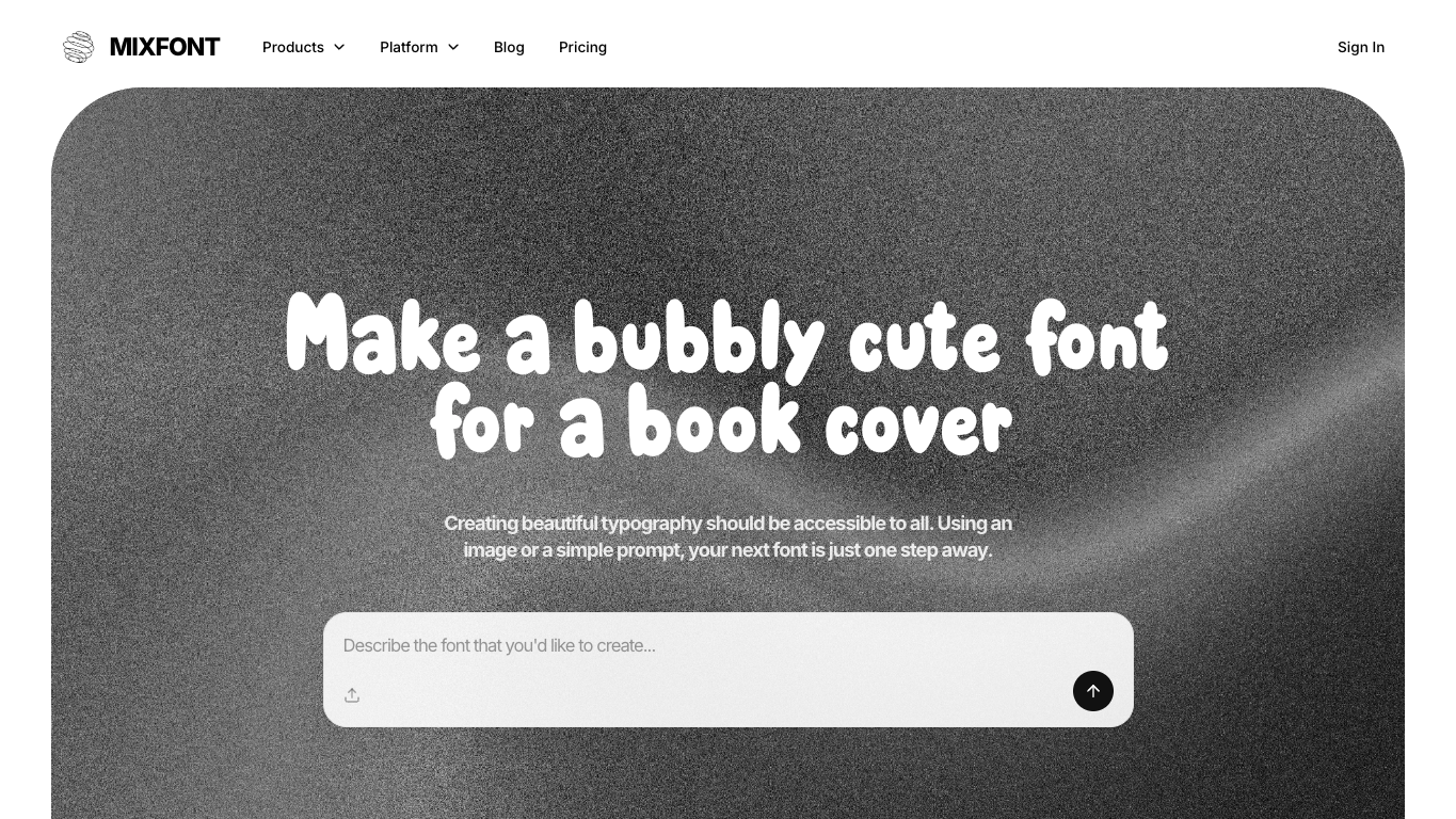 Mixfont screenshot