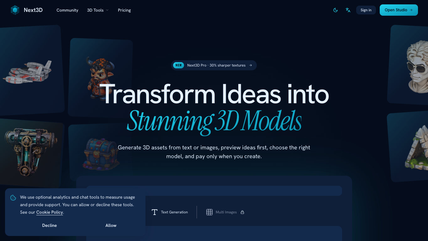 Next3D screenshot