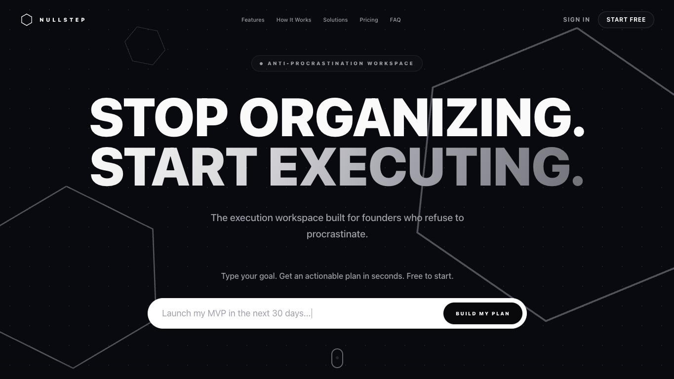 Nullstep screenshot