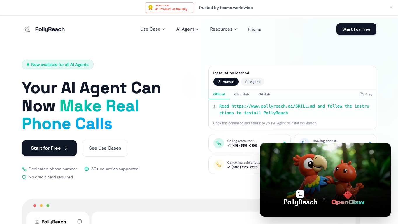 PollyReach screenshot