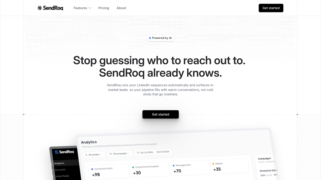 SendRoq screenshot