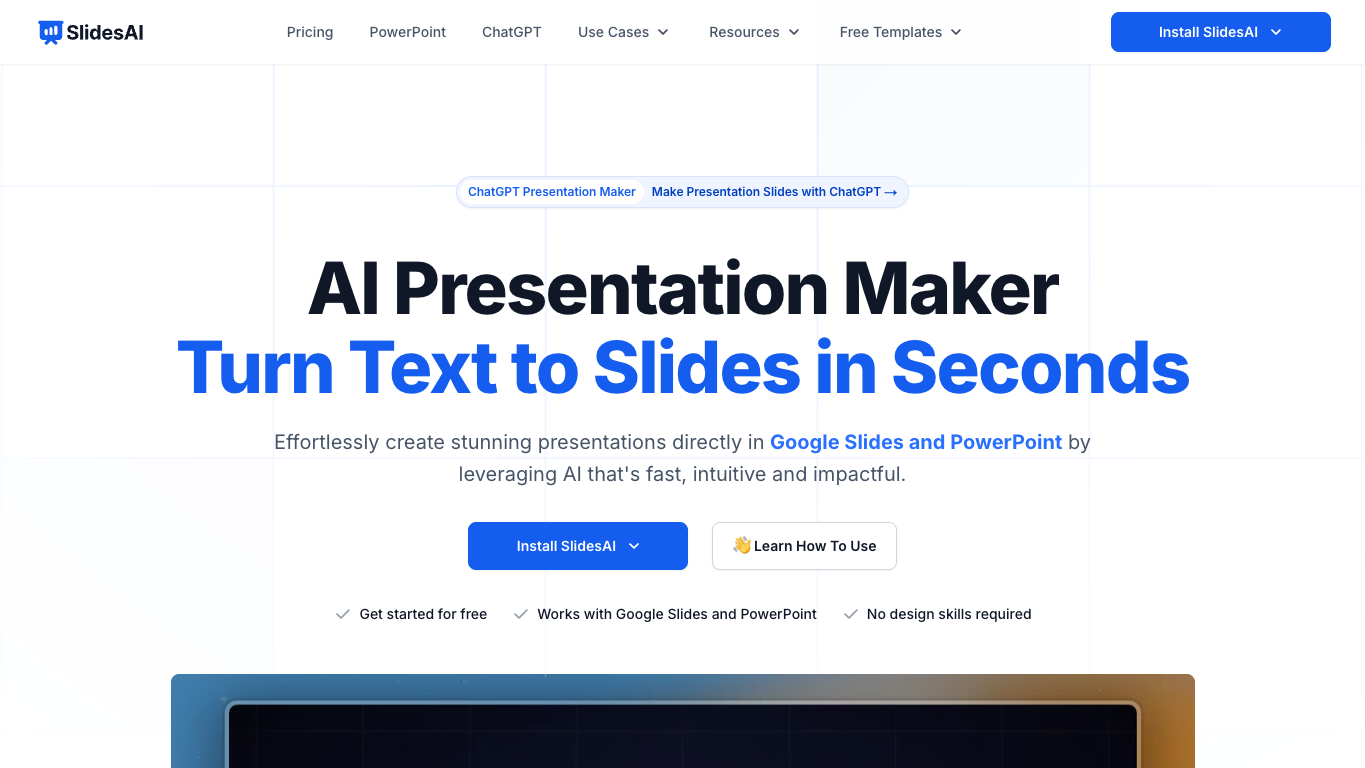 SlidesAI screenshot