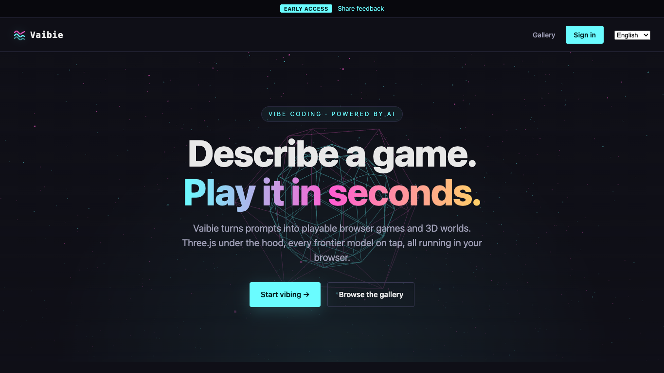 Vaibie screenshot