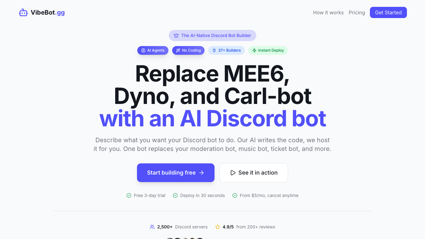VibeBot.gg screenshot