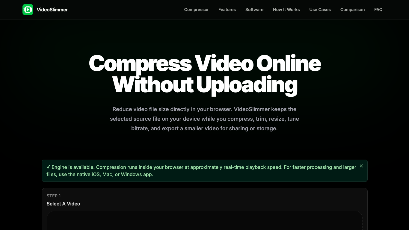 VideoSlimmer screenshot