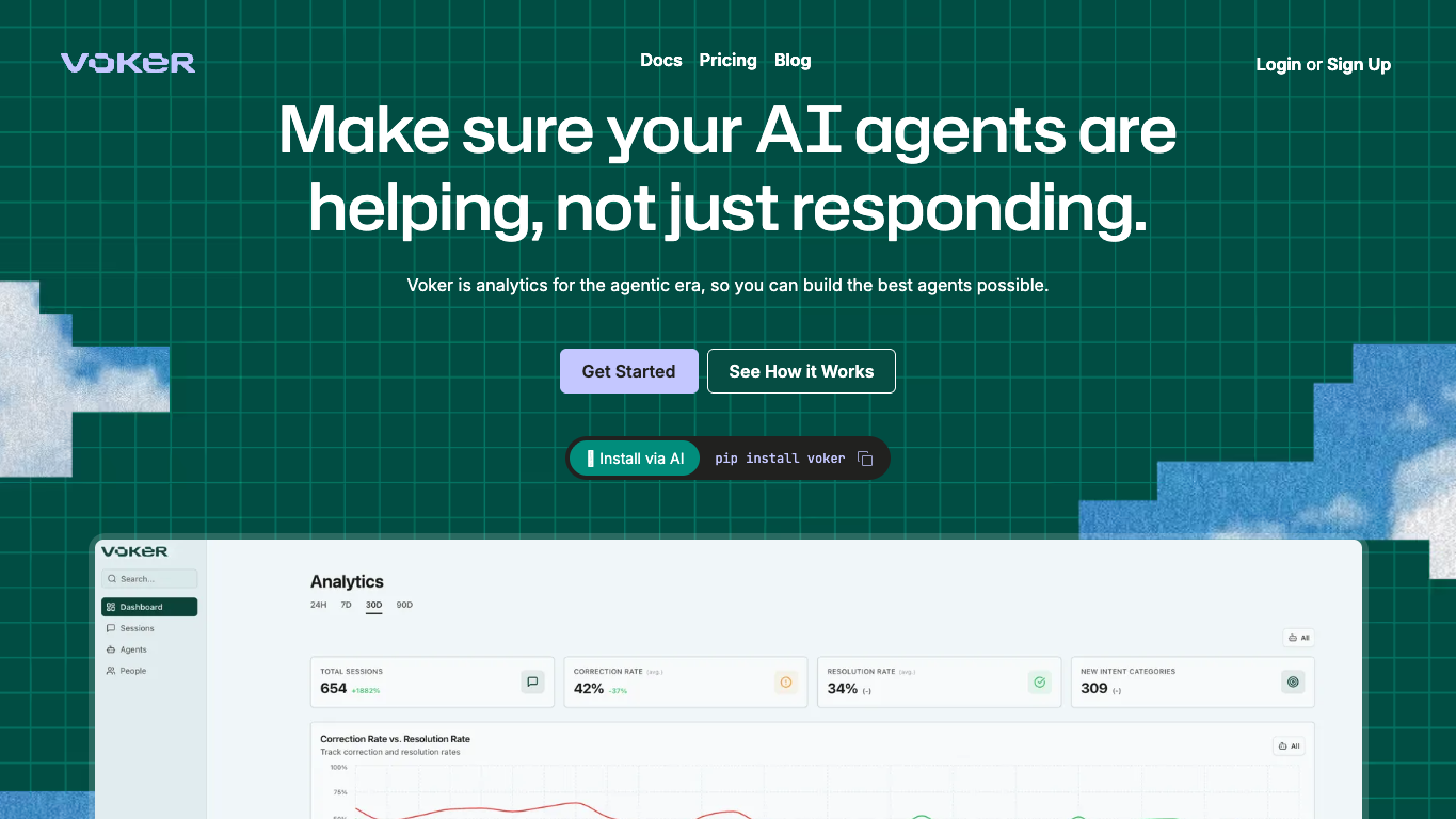 Voker screenshot