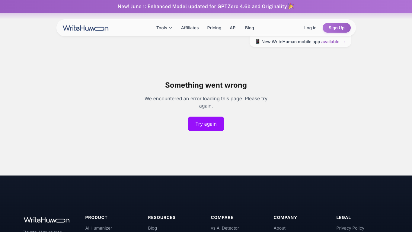WriteHuman screenshot